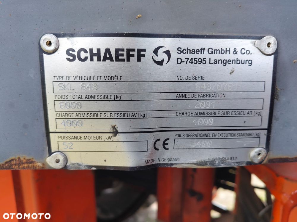 Schaeff SKL843 - 15