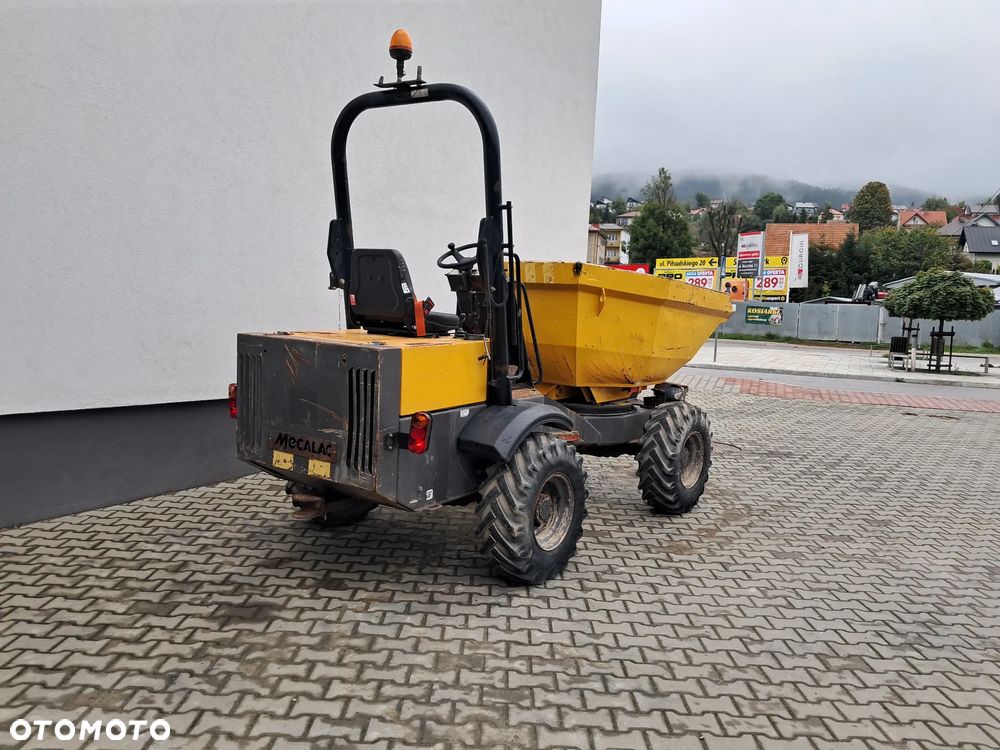 Mecalac TA3SH wozidło budowlane obrotowe 3t tony Hydrostat Automat silnik Kubota 32.4KW Terex Thwaites Wacker obrót+kiper światła kierunkowskazy 4x4 opony 70% 2018r - 6