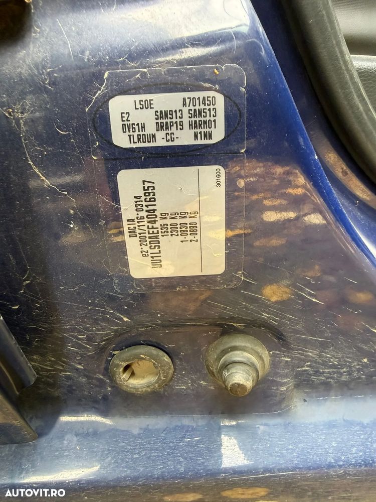Dezmembrez Dacia Logan PH2 facelift albastru 1,4 OV61H - 9