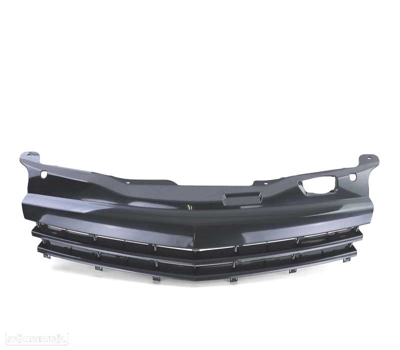GRELHA FRONTAL SEM SÍMBOLO OPEL ASTRA H GTC 05-09 PRETA - 4