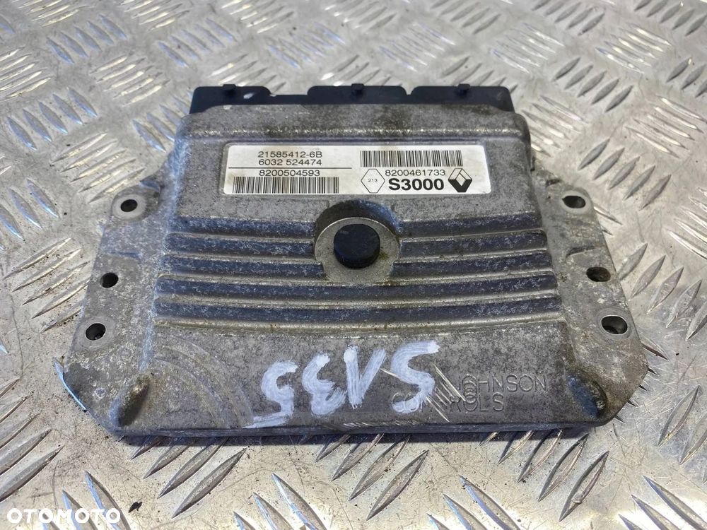 STEROWNIK KOMPUTER SILNIKA MODUŁ RENAULT CLIO III 215854126B 8200504593 - 4