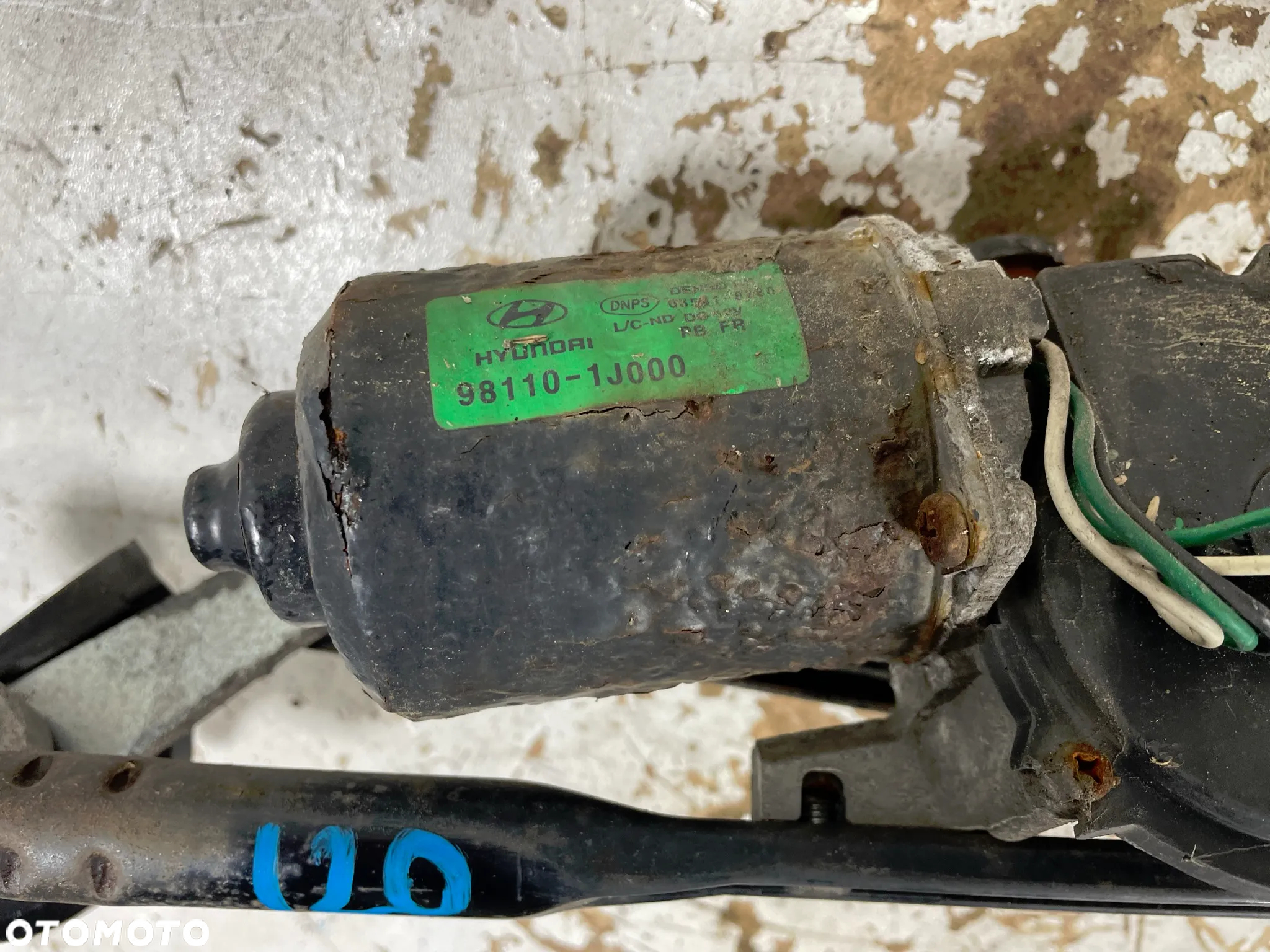 HYUNDAI I20 LIFT 12- MECHANIZM WYCIERACZEK 98110-1J000 - 4