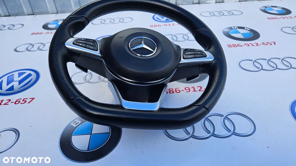 Mercedes GLC W253 X253 Kierownica AMG Łopatki A0004604003 Poduszka kierownicy Airbag IDEALNA - 2