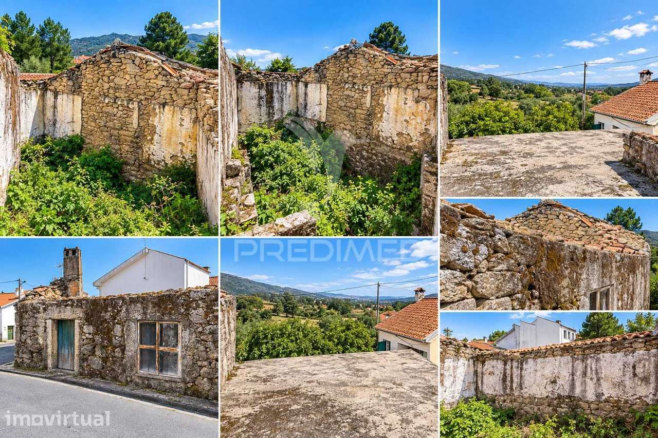 CASA PARA RECONSTRUÇÃO | BORRALHEIRA – COVILHÃ | Vista para a Serra... - Grande imagem: 2/11