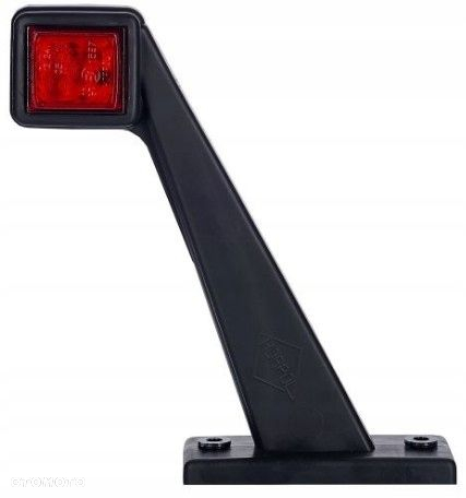 LAMPA OBRYSOWA LED OBRYSÓWKA BIAŁO CZERWONA LAWETA - 6