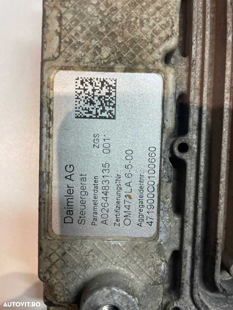 Calculator motor Mercedes Actros euro6 mcm2 A0014465035 - 4