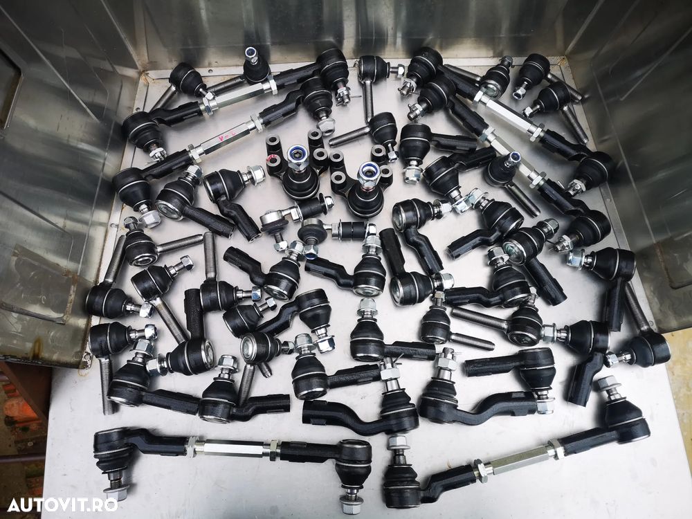 CAP BARA M16 x M14 Nissan Cabstar cu brate st+dr int+ext, articulatie st+dr, pivoti, bilete antiruliu, bucse silent brate si stabilizatoare - 11
