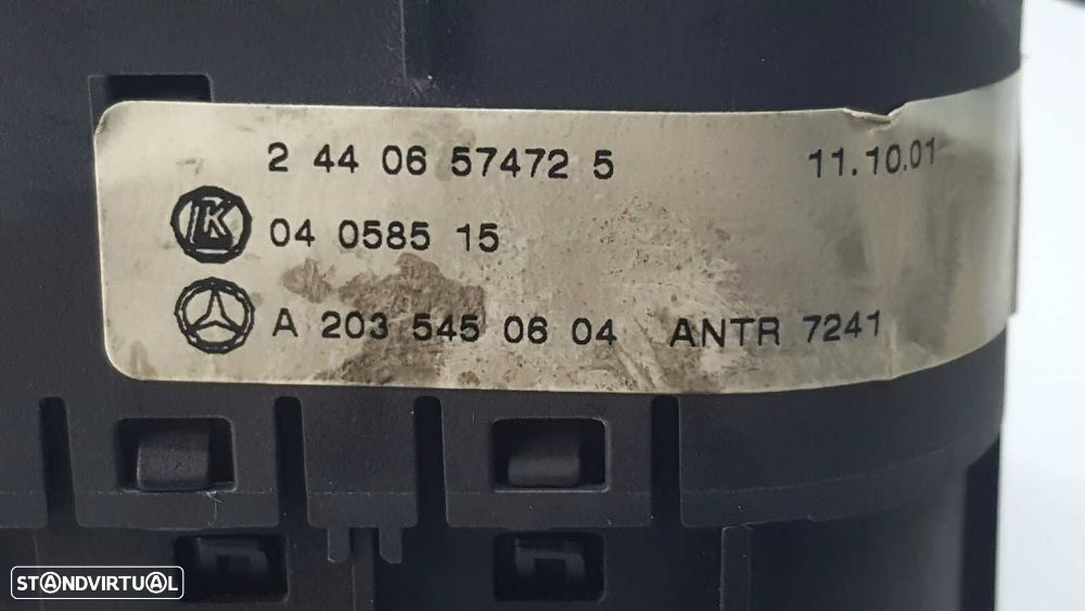 COMANDO DAS LUZES MERCEDES CLASE C (W203) BERLINA 220 CDI (203.006) - 6