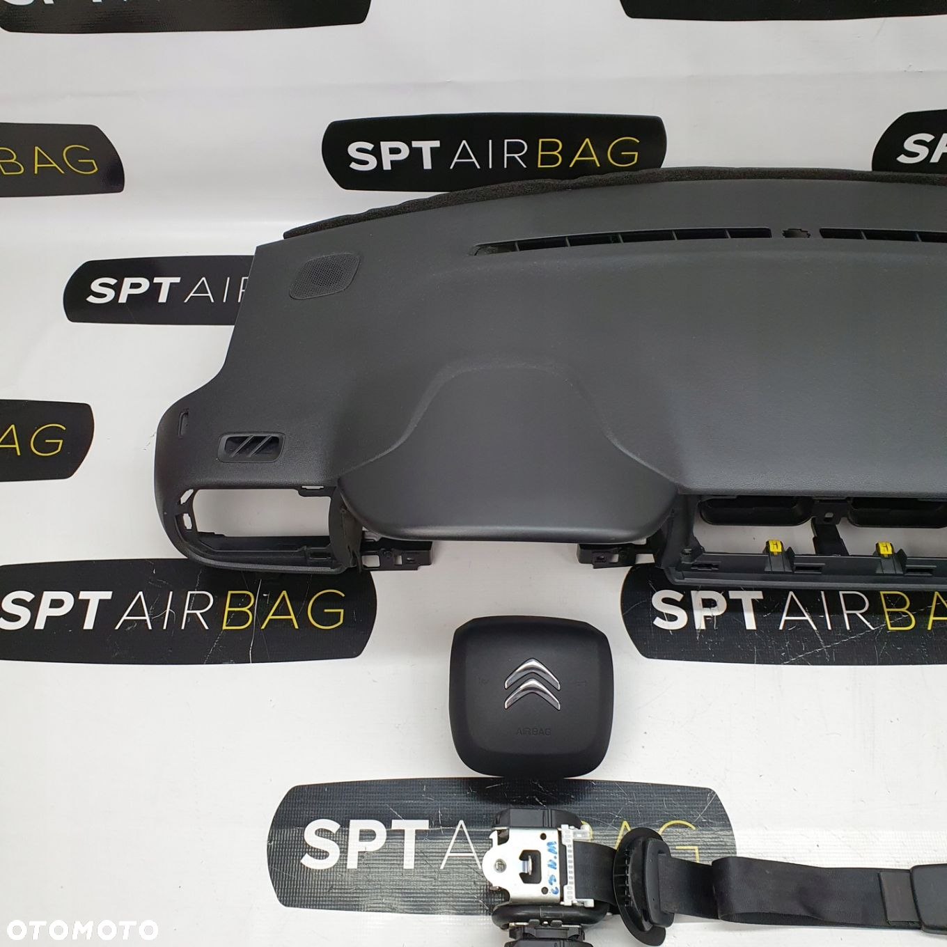 CITROEN C3 III DESKA ROZDZIELCZA KONSOLA KOKPIT PULPIT PODUSZKI AIRBAG AIR BAG PASY KIT SET - 2