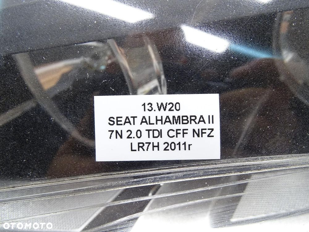 LAMPA REFLEKTOR LEWA LEWY PRZÓD PRZEDNIA 7N5941005A SEAT ALHAMBRA II 7N - 13