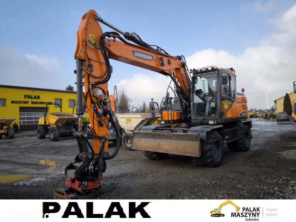 Doosan Koparka kołowa  DOOSAN DX160 W-5  +ROTATOR + GPS  , 2018 rok - 11