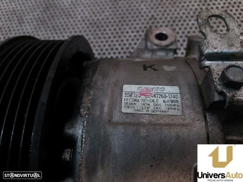 COMPRESSOR AR CONDICIONADO TOYOTA AVENSIS BREAK FAMILIAR 2006 -4472601740 - 3