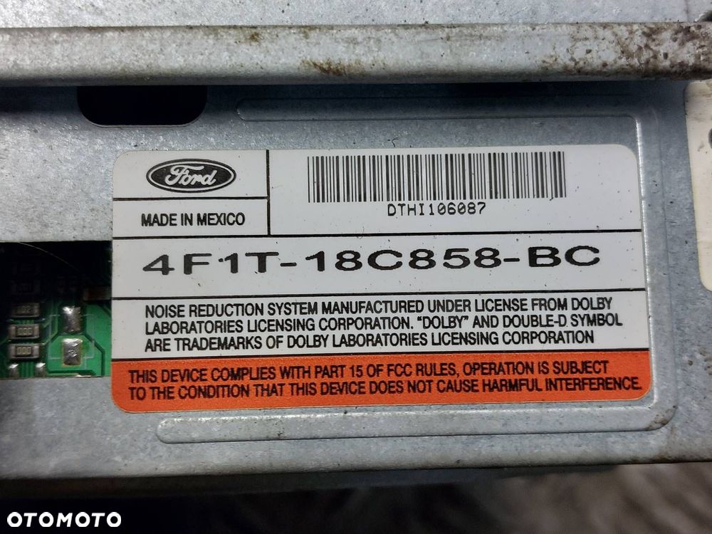 RADIO ODTWARZACZ + PANEL NAWIEWU FORD TAURUS IV - 6