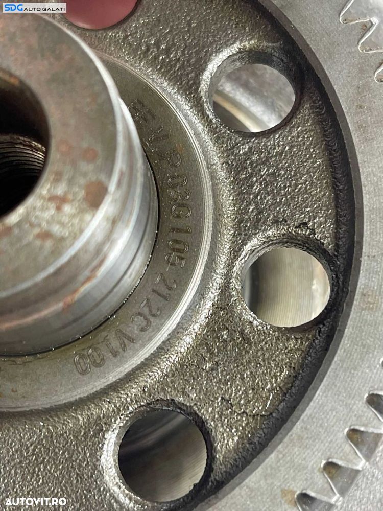 Pinion Fulie Roata Dintata Vibrochen Arbore Cotit Audi A6 C6 2.0 TDI BRE BRF BVG BLB BNA CAGB CAHA CAHB 2005 - 2011 Cod 03G105212C [B2975] - 5