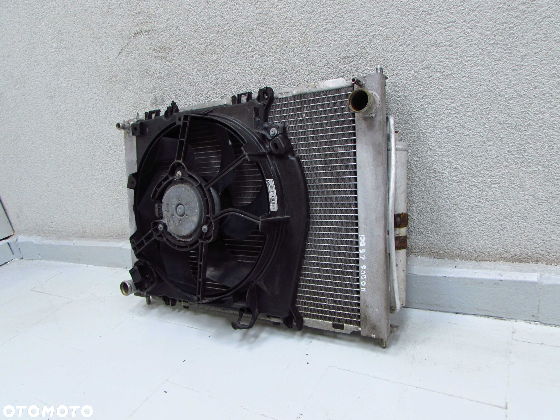 RENAULT CLIO III MODUS 1.2 05-12 CHLODNICA WODY KLIMATYZACJA WENTYLATOR 8200688375 - 2