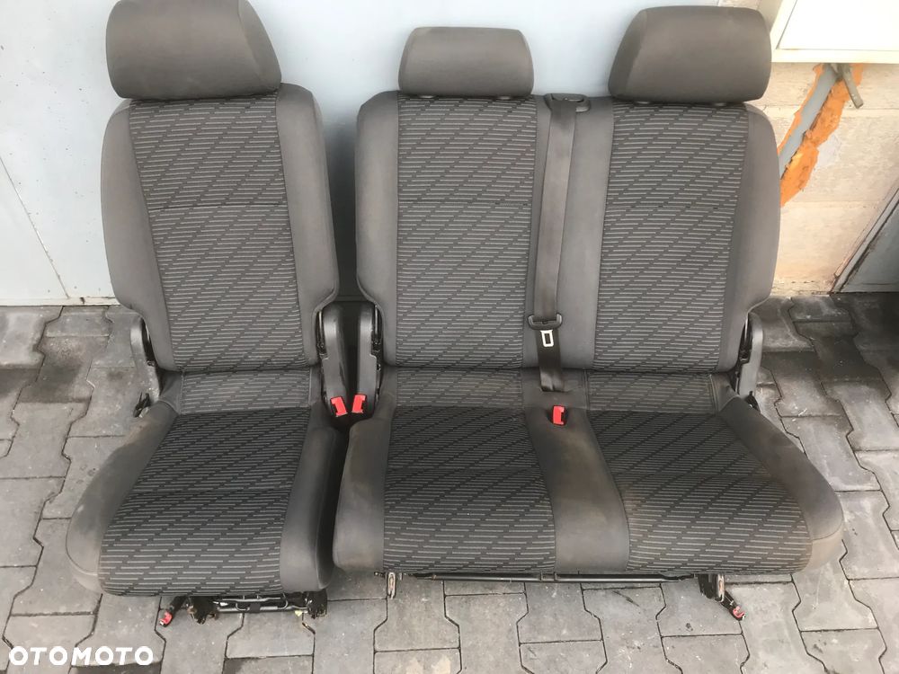 VW Caddy III 03-15 Fotele Siedzenia Kanapa Drugiego Rzędu - 1