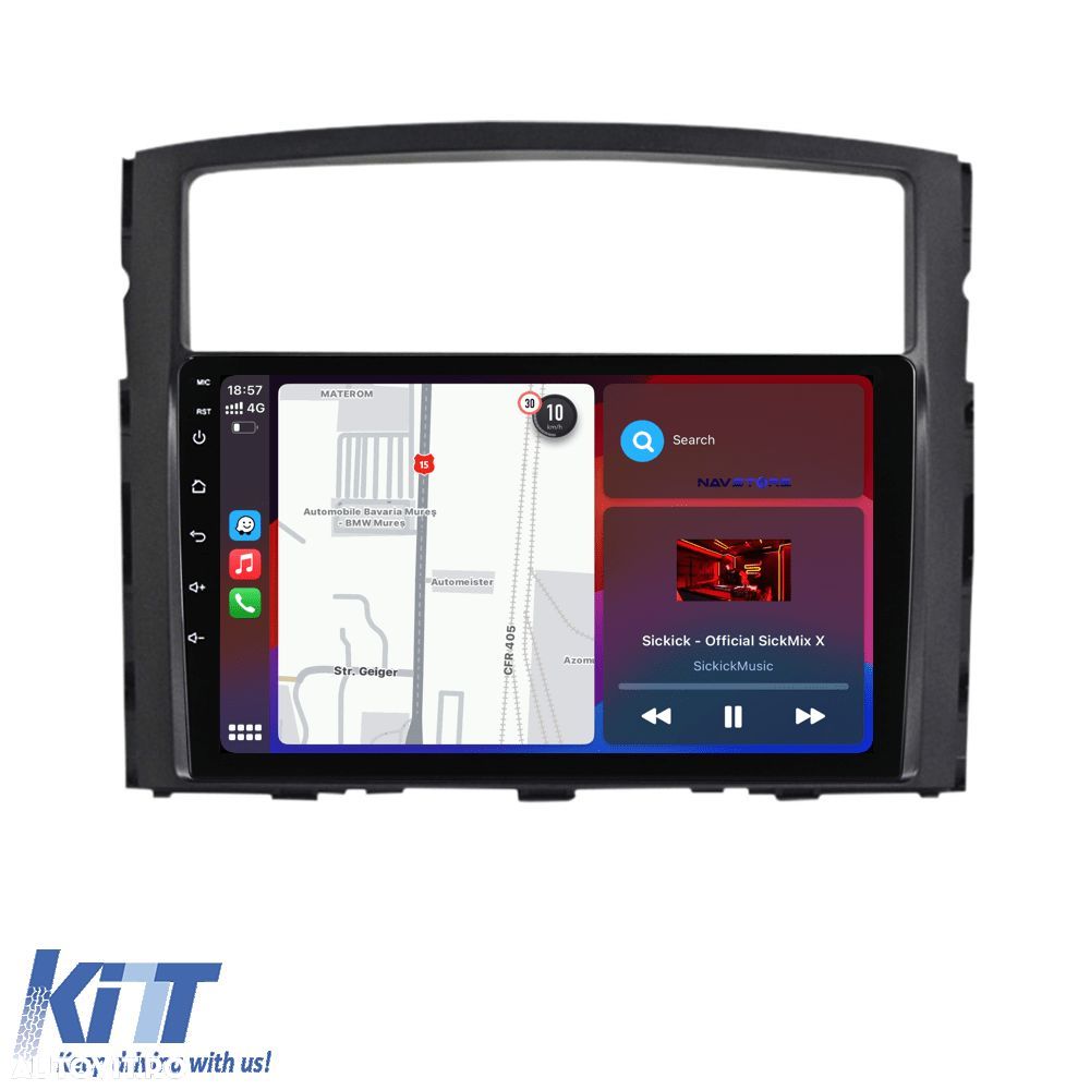 Navigatie Dedicata Mitsubishi Pajero (2006 - 2018), 9 Inch, 2Gb Ram, 6 - 3