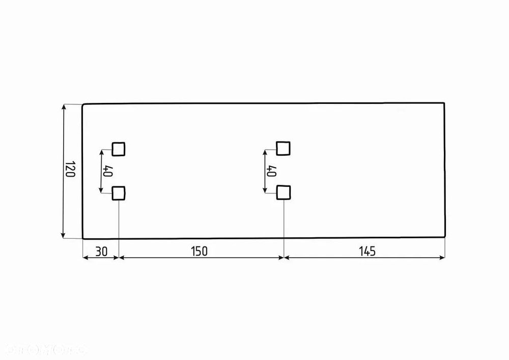 RABEWERK PŁOZA KRÓTKA VP351 27510306 iQ PARTS - 2