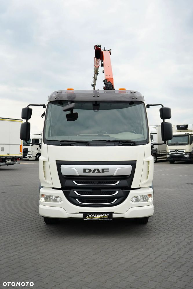 DAF / LF / 260 / ACC / E 6 / SKRZYNIOWY + HDS / PALFINGER PK 9002 / WYSIĘG 12 M / PILOT - 14