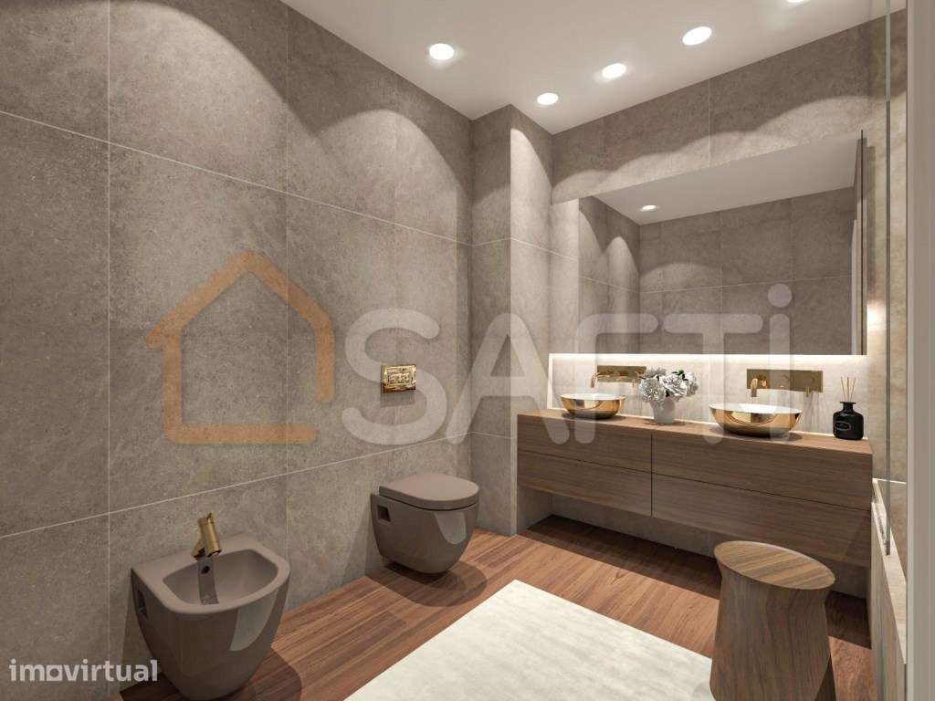 Apartamento T3 res do chão para venda em OUREM Apartamento 5 assoal... - Grande imagem: 3/60