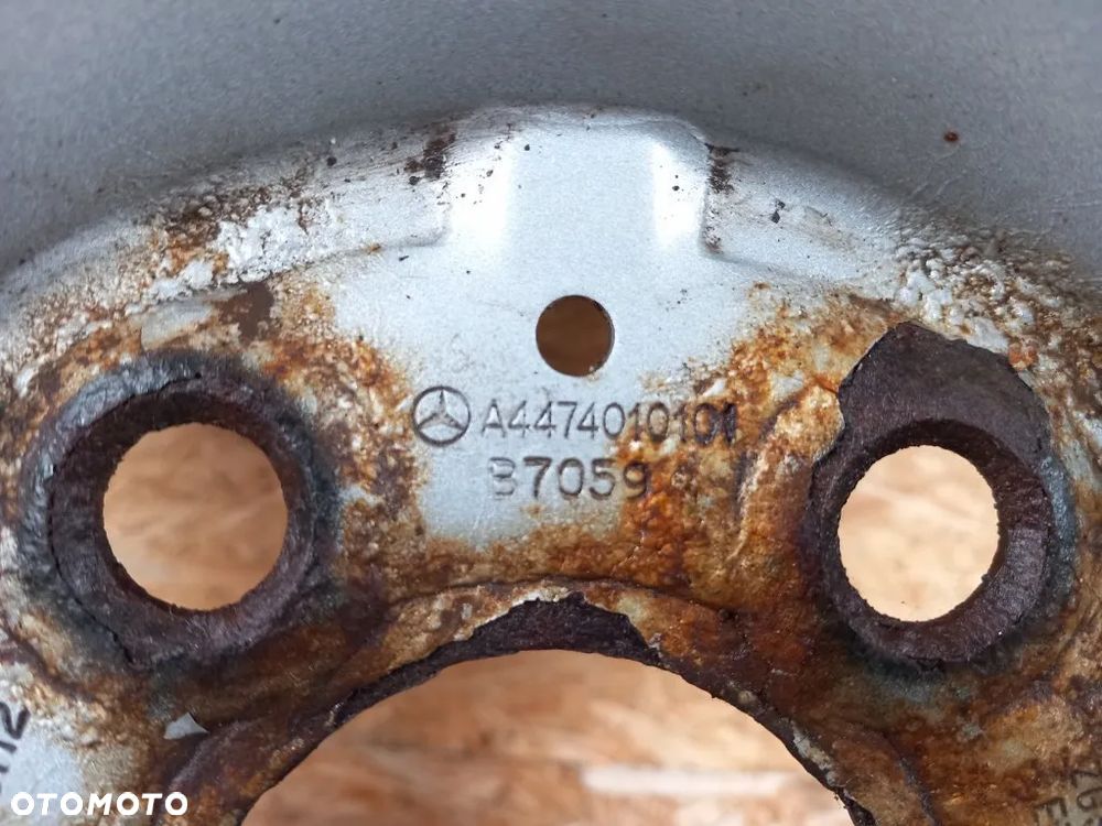 felga stalowa 6.5j16h2 5x112 mercedes vito w447 a4474010101 - 3