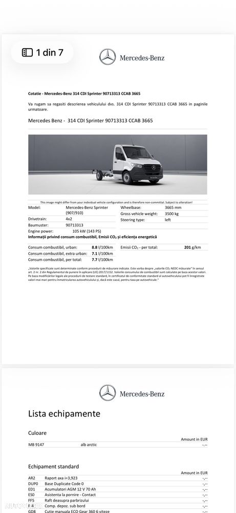 Mercedes-Benz 314 CDI Sprinter - 7