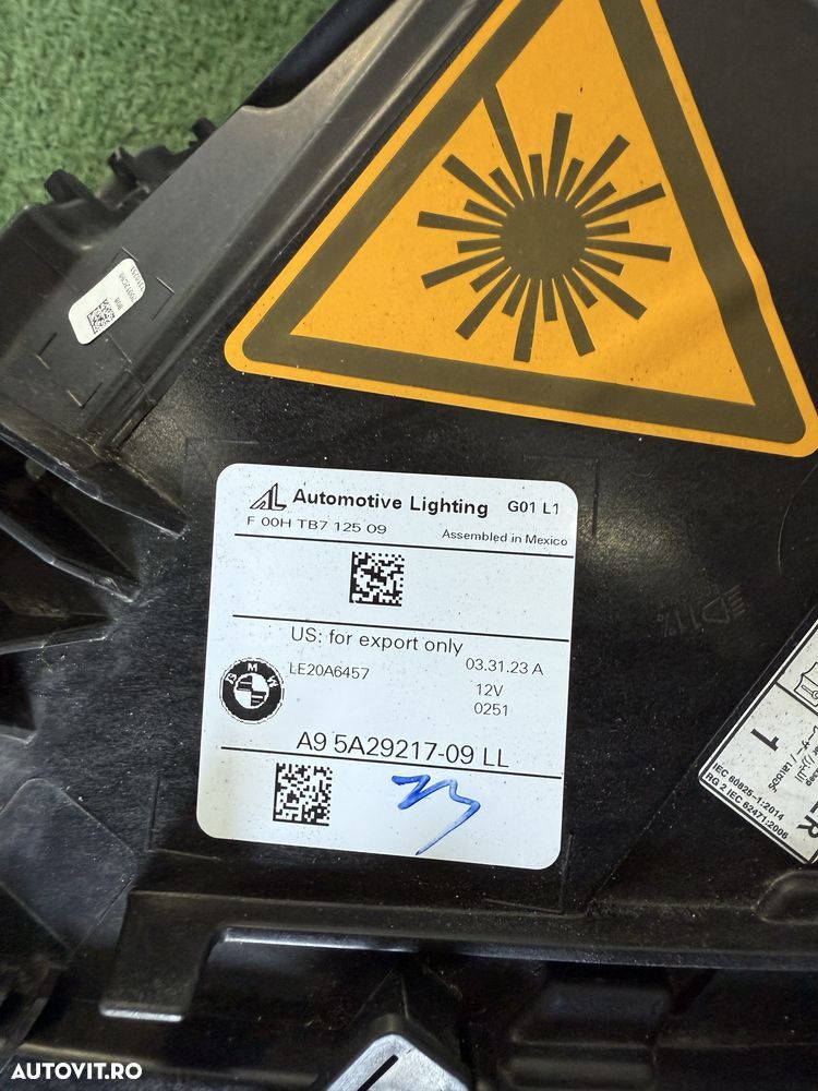 Far stanga Bmw X3 G01 X4 G02 lci facelift laser 2022-2025 - 4