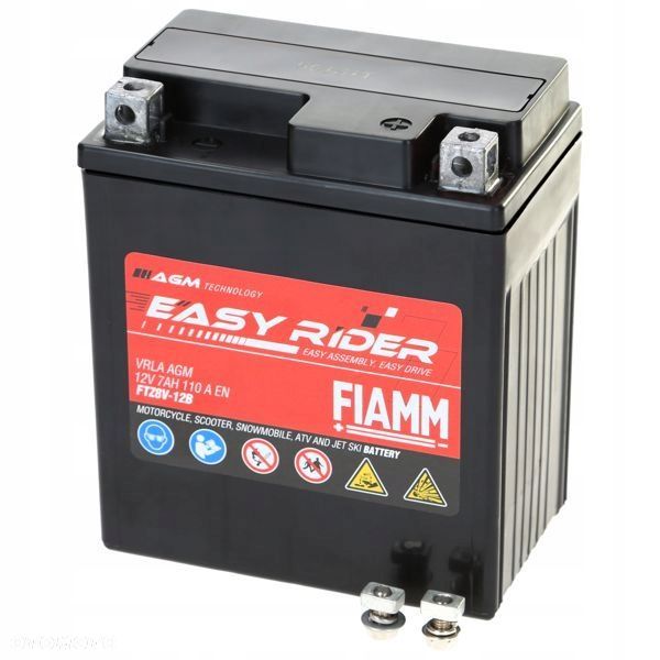 Akumulator Fiamm Easy Rider FTZ8V-12B 7Ah 110A 11471130 - 7