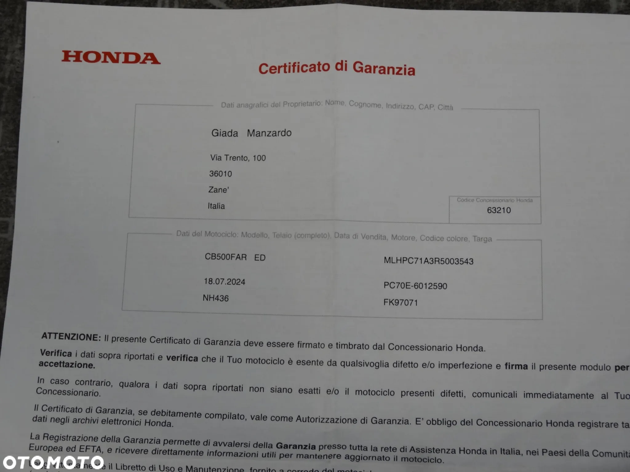Honda CBF - 19