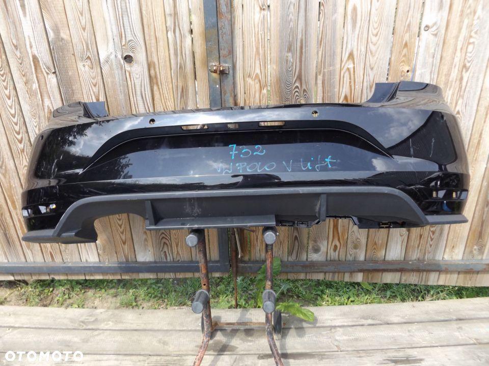 ZDERZAK TYŁ TYLNY VW POLO 5 V LIFT GTI PDC 6C6 2014-2017 - 1
