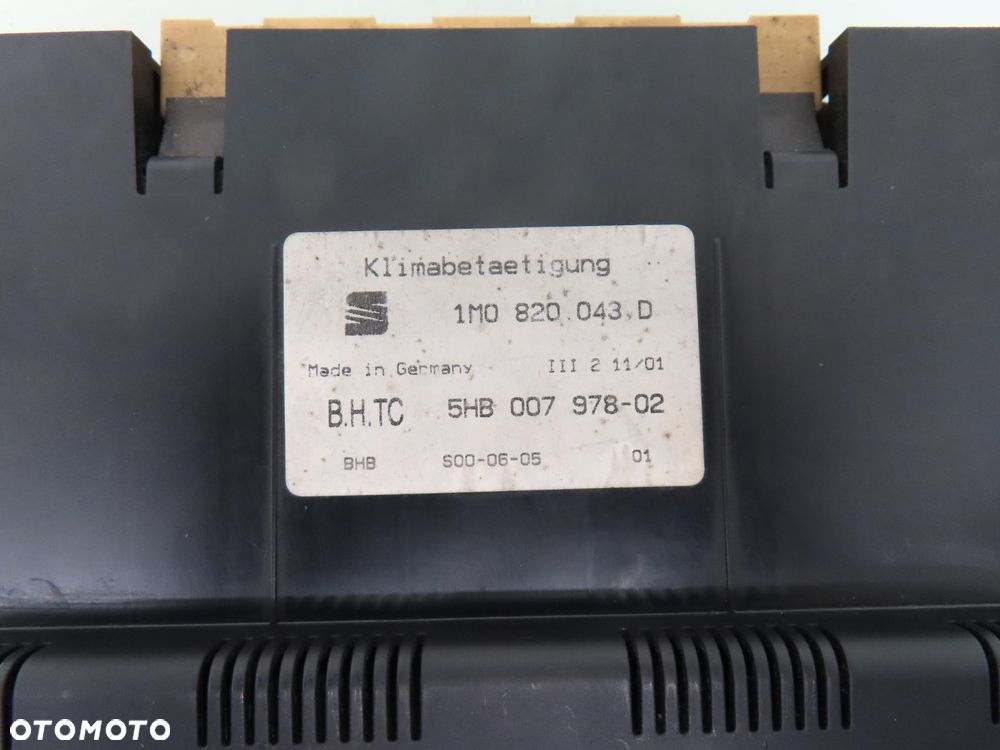 KLIMATRONIK SEAT TOLEDO II 1M0820043D 5HB00797802 - 4