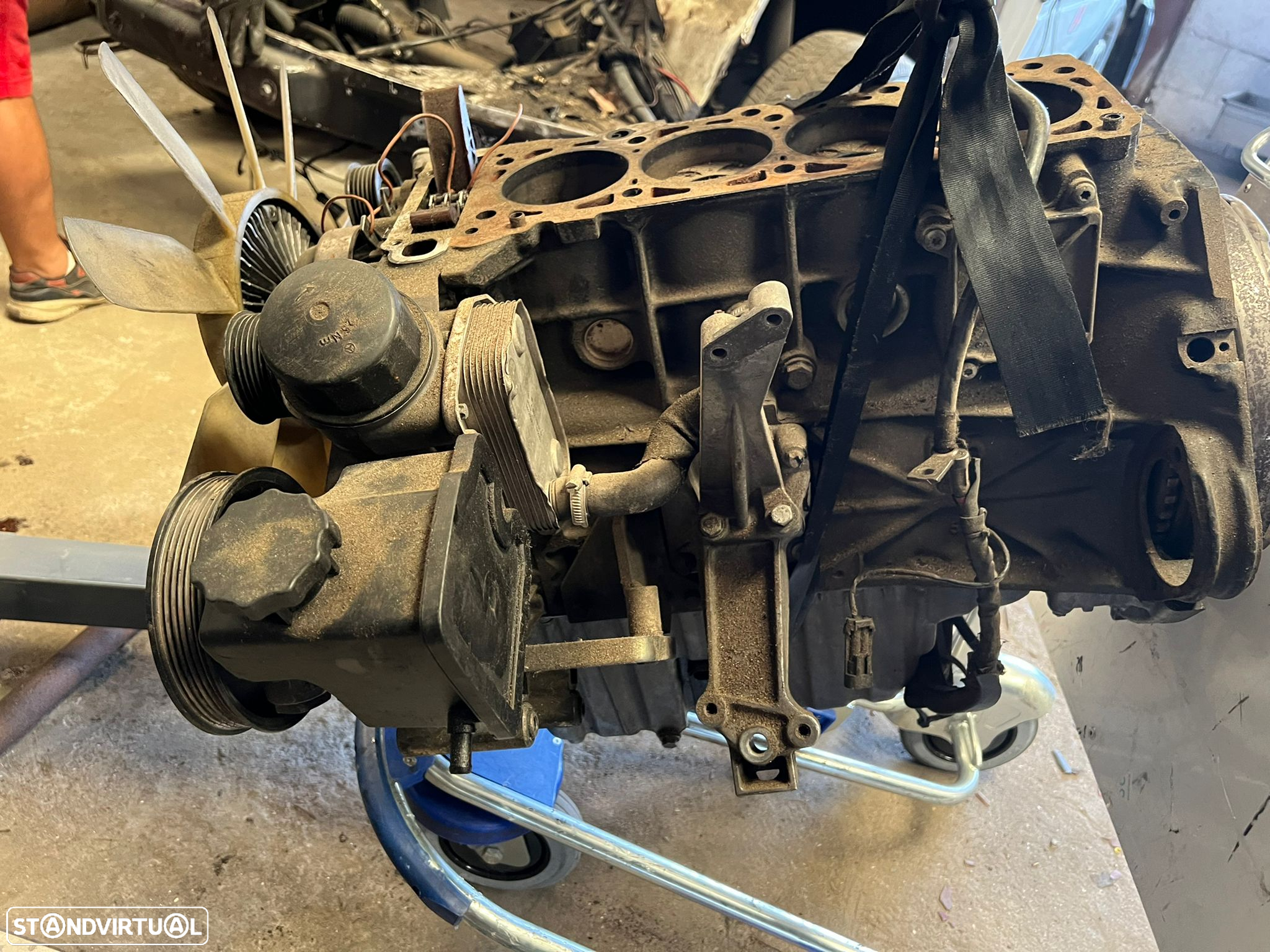 Bloco de motor completo com bielas e cambota Mercedes Sprinter 213, 313, 413 do ano 2005 - 3