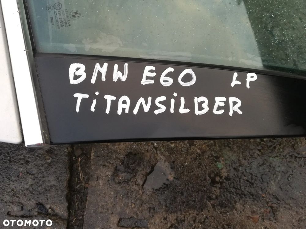 BMW E60 LIFT DRZWI PRZÓD Lewe Titansilber - 5