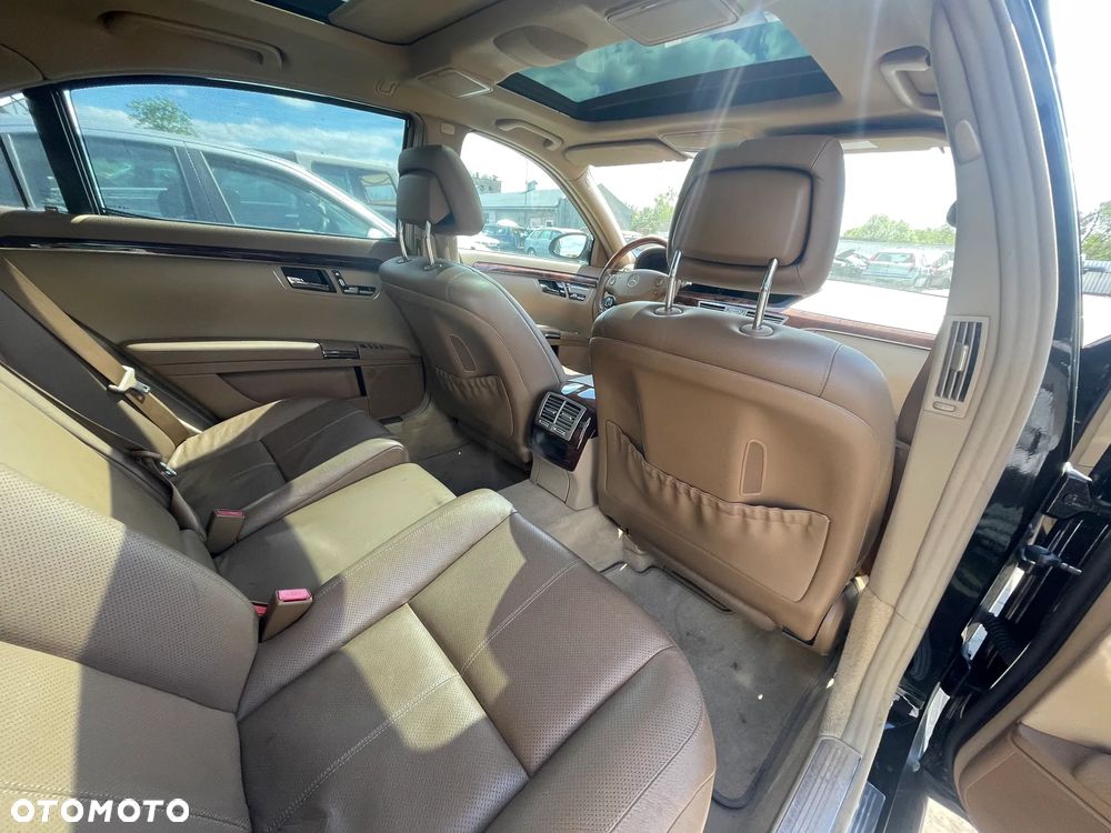 Mercedes Benz W221 LONG FOTELE BOCZKI 204 Skóra - kolor brązowy - 8