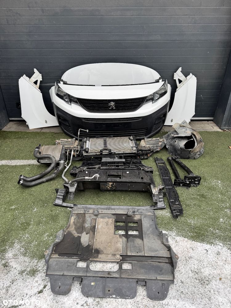 PEUGEOT PARTNER IV PRZÓD KOMPLETNY ZDERZAK MASKA BŁOTNIK