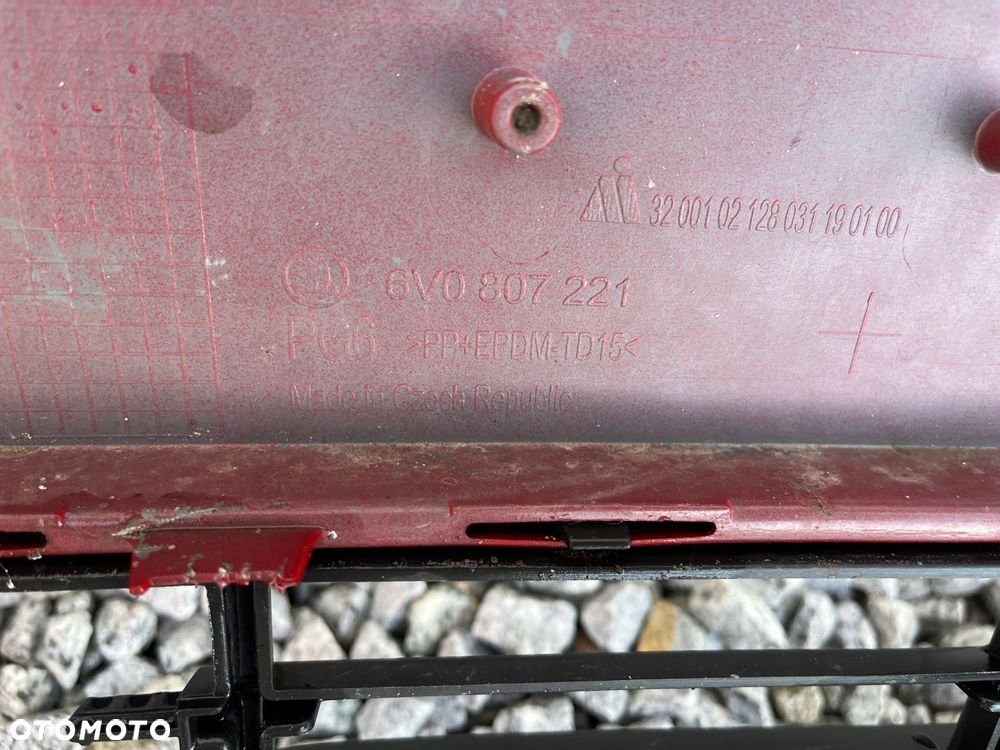 ZDERZAK PRZÓD PRZEDNI SKODA FABIA III 3 6V 6V0 14- - 6