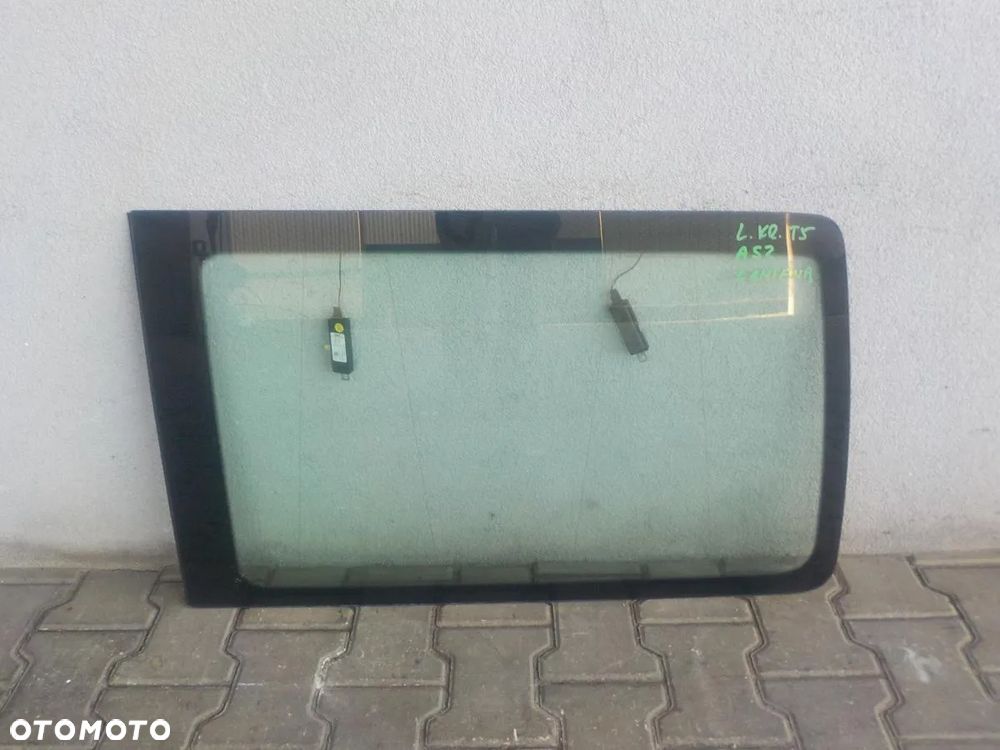 VW T5 MULTIVAN SZYBA LEWA BOCZNA LEWY BOK TYŁ KRÓTKI ANTENA - 1