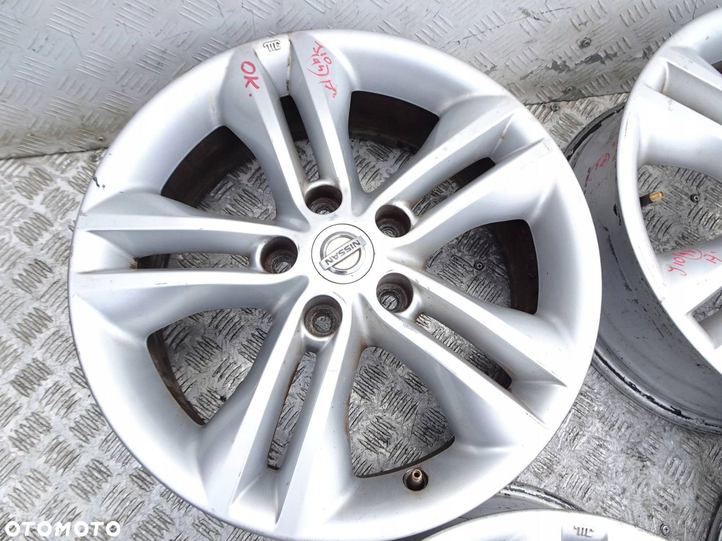 Alufelgi KPL. Nissan Qashqai J10 17" 5x114.3 ET 40 - 6
