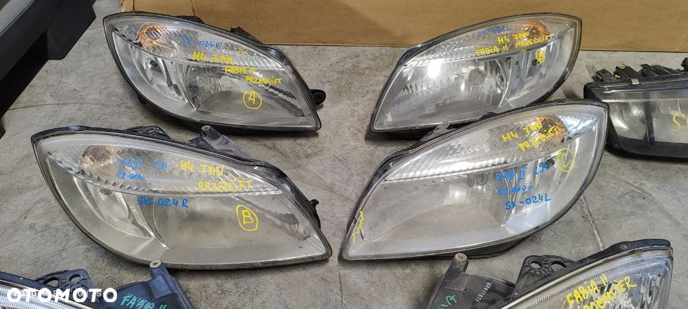 REFLEKTORY LEWE PRAWE SKODA - 10