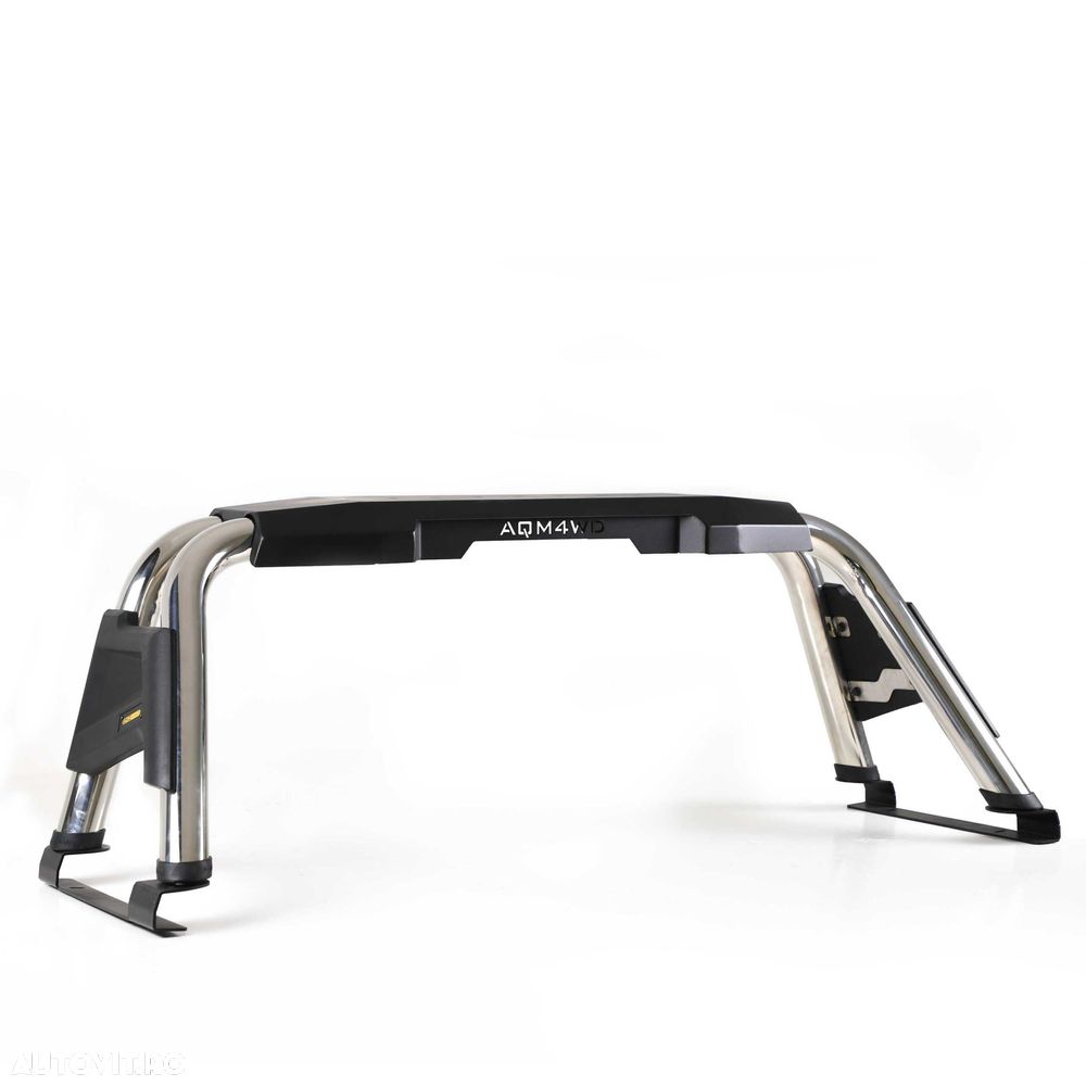 Rollbar Chrome Mitsubishi L200, Ford Ranger, Toyota Hilux AQM4WD PRB01 - 3