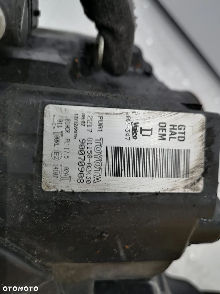 Lampa Lewa Toyota AURIS II Lift Soczewka Zwykła LED Przód Przednia - 4