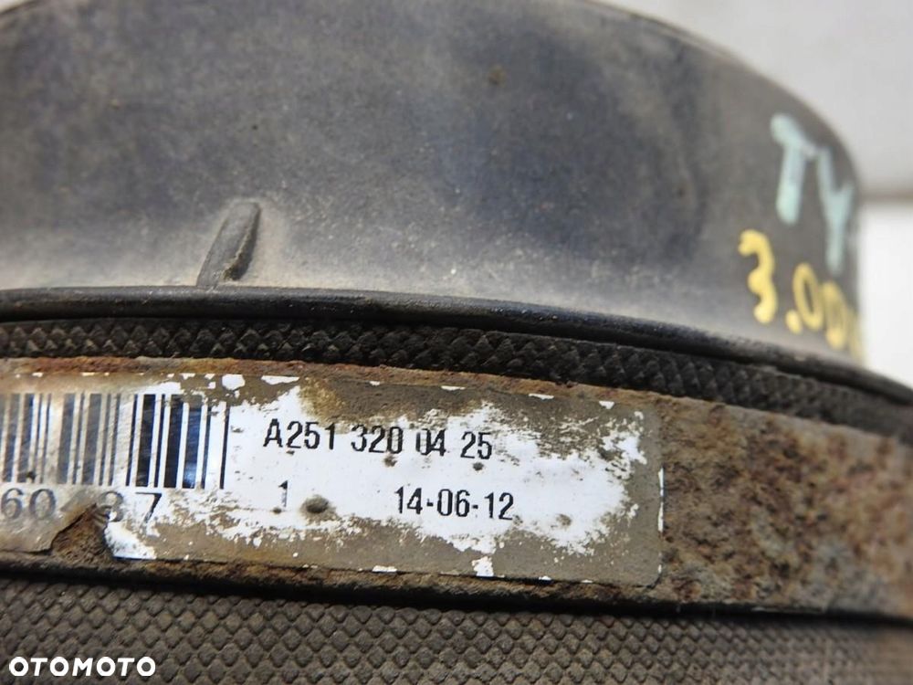 PODUSZKA MIECH AMORTYZATORA TYŁ MERCEDES R W251 3.0 CDI V6 A2513200425 - 6