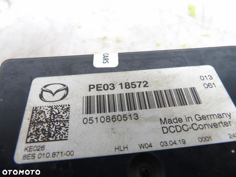 MAZDA CX-3 LIFT MODUŁ NAPIĘCIA DCDC PE03 18572 - 3
