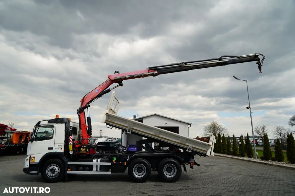 Volvo FMX 370 / 6X4 / TIPPER + FASSI F165XP HDS / MAX. CAPACITATE DE RIDICARE 5200 KG / COMANDĂ RADIO / HAYON LATERAL HIDRAULIC - 3