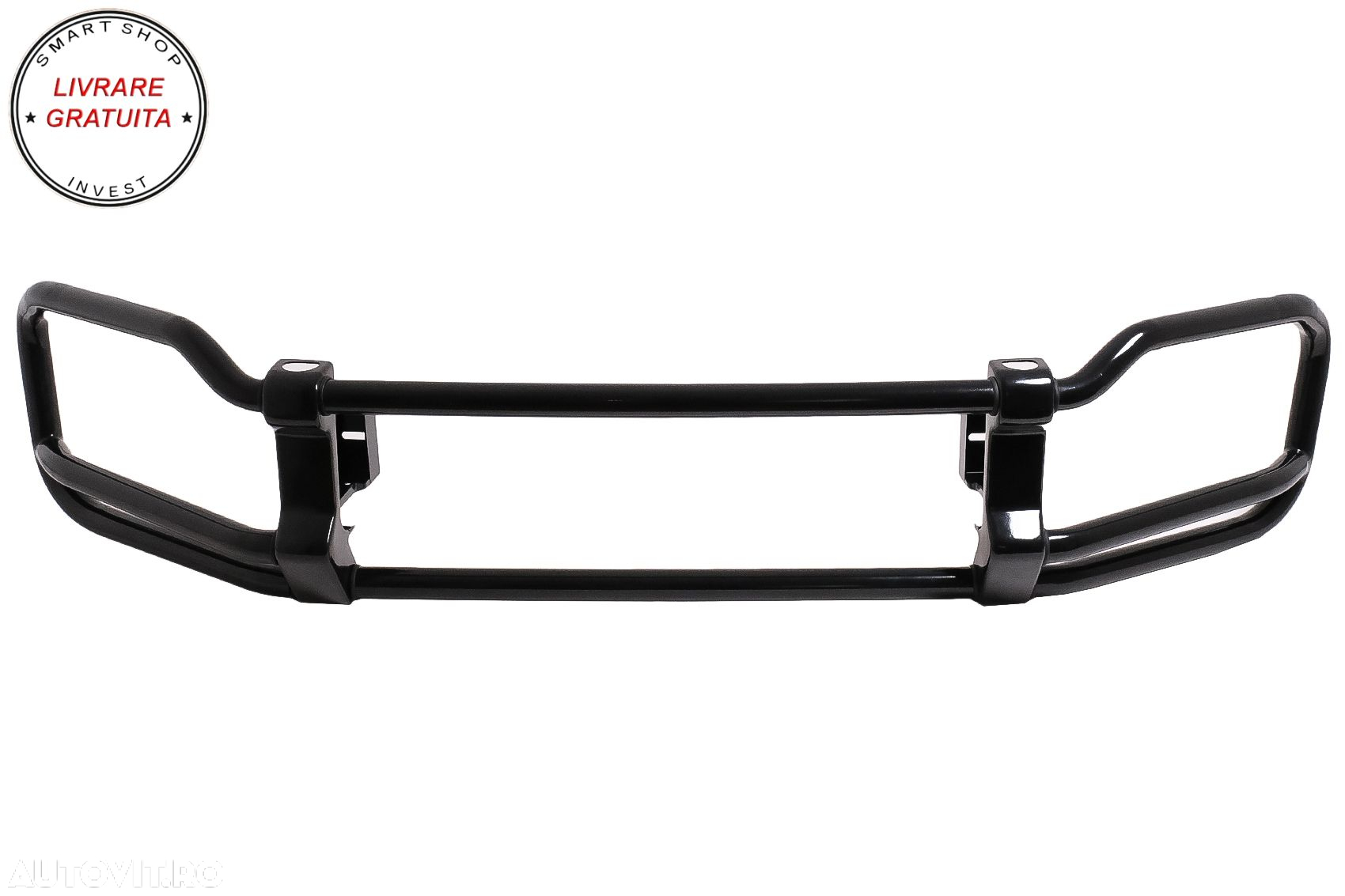 BullBar Bare Protectie Mercedes G-Class Facelift W463 W464 G63 (2018-) Negru Lucio- livrare gratuita - 2