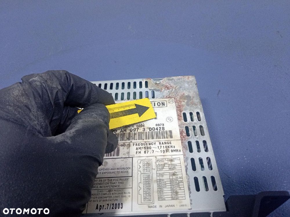 CHRYSLER PACIFICA I 03-07 RADIO FABRYCZNE P05082764AE - 6