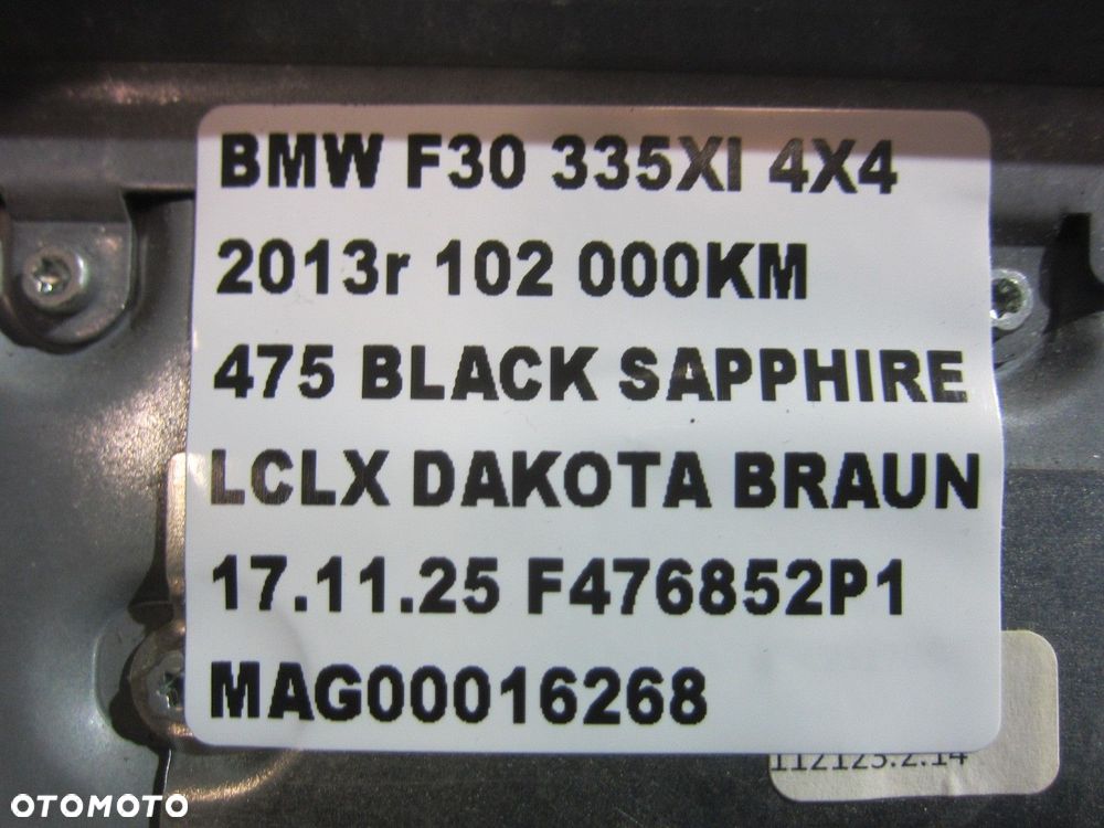 BMW 3 F30 F31 F34 CZYTNIK NAWIGACJI RADIO CIC HIGH 65129262395 USA 9321499 - 8