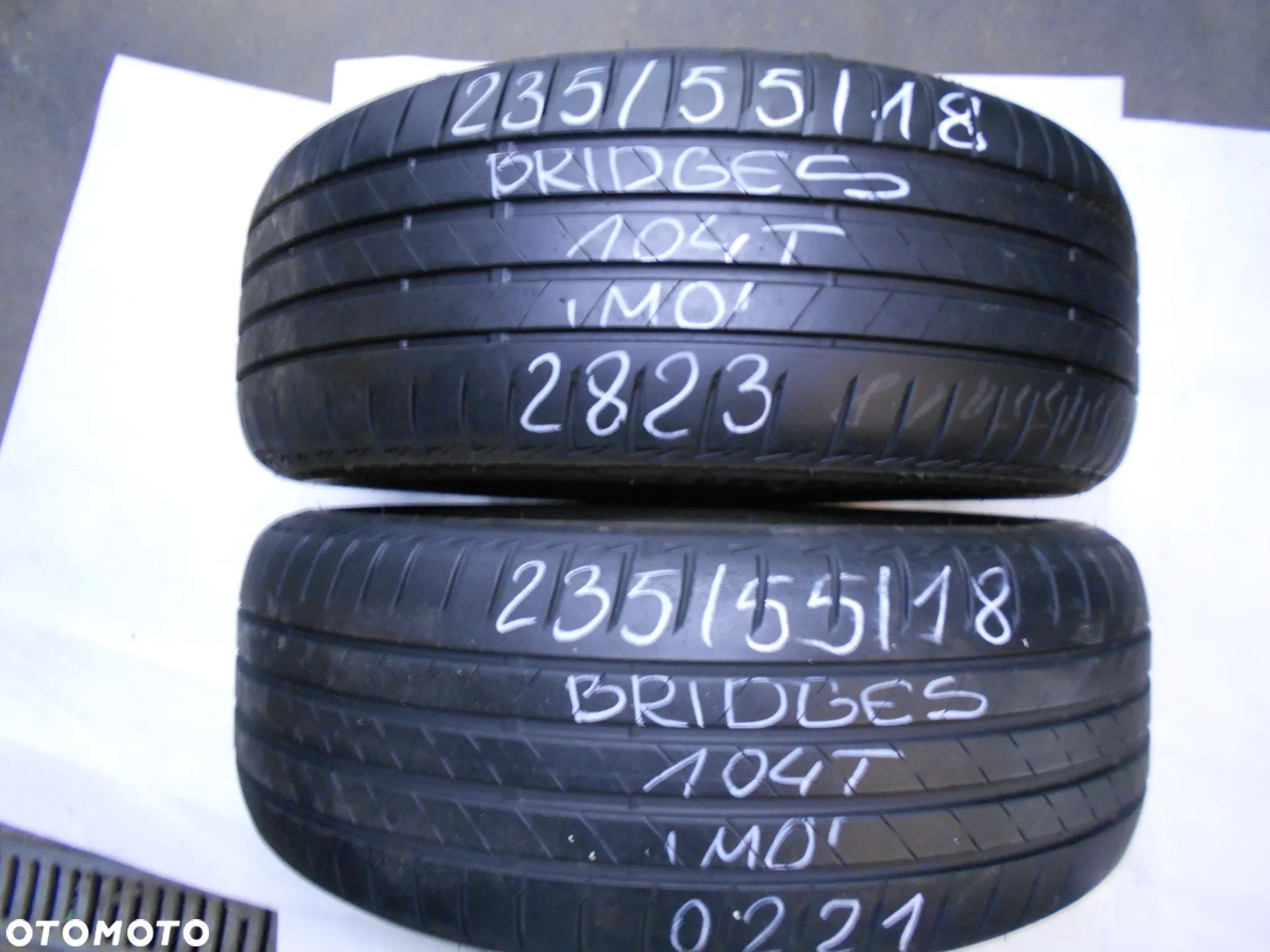 OPONY 235/55R19 BRIDGESTONE TURANZA T 005 MO DOT 2823 / 0221 8MM - 1