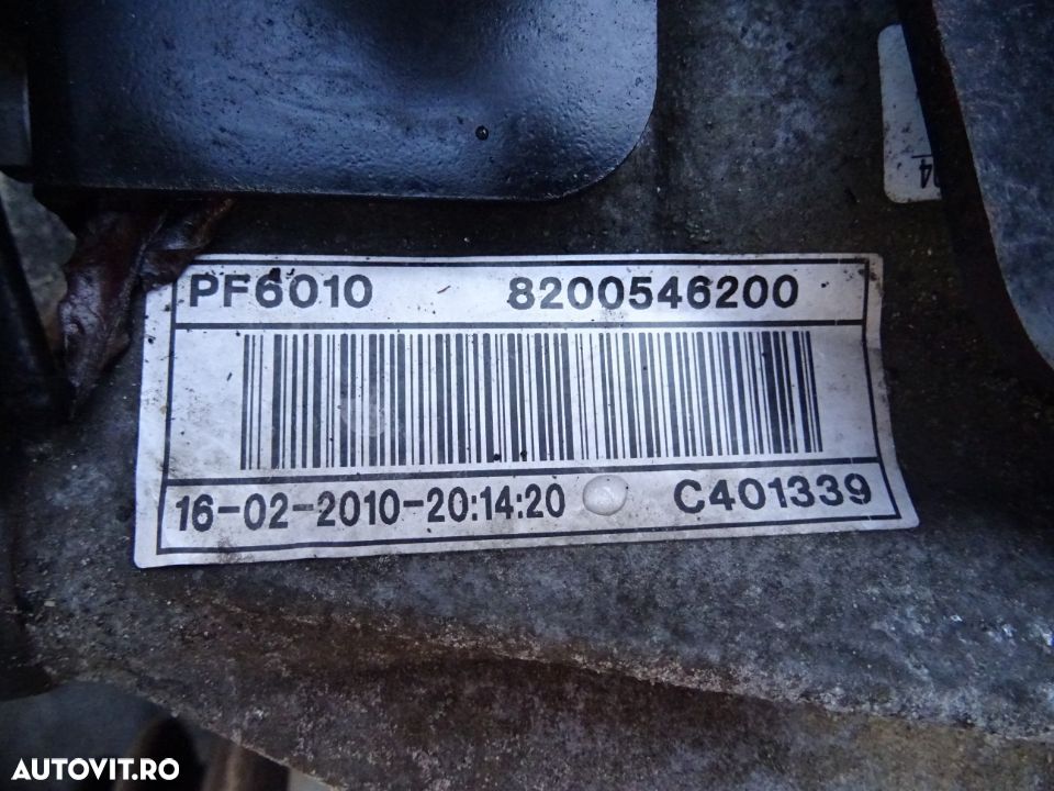 Cutie viteze Renault Trafic 2.0 DCI M9RM786 Euro 5 din 2010 - 2