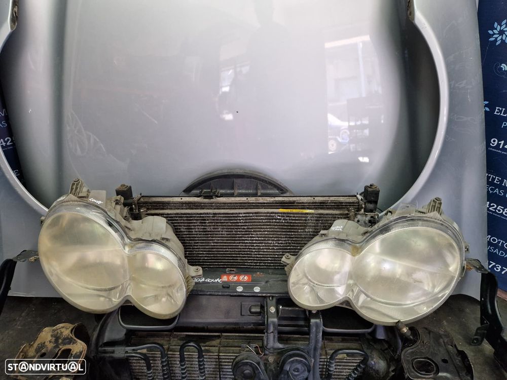 Frente completa usada MERCEDES CLASS C W203 SPORT COUPE AMG 220 CDI parachoques capot oticas guarda lamas reforço - 9